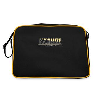 Maximize Your Potential - Retro Bag - black/gold - Back