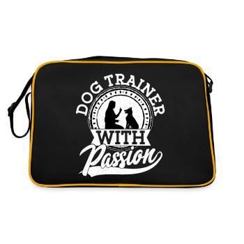Dresseur de chiens avec passion formation Job Dire - Sac Retro - noir/or - Dos