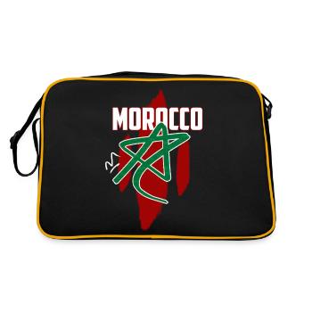 Maroc - Sac Retro - noir/or - Dos