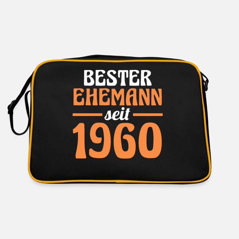Valentinstag Bester Ehemann Seit 1960 Retro Tasche