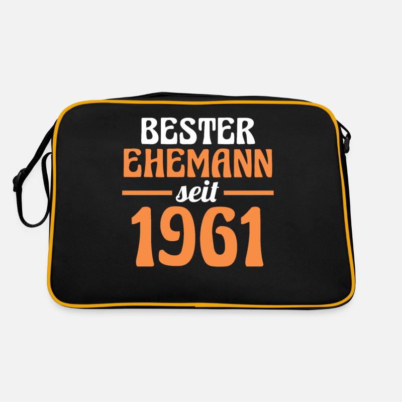 Valentinstag Bester Ehemann Seit 1961 Retro Tasche