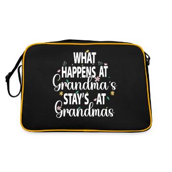 Que se passe-t-il chez grand-mère - Sac Retro - noir/or - Dos