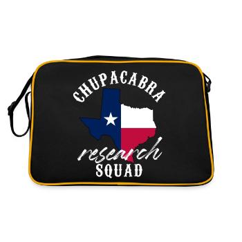 Chupacabra Research Squad Hide And Seek Cryptid - Retro Bag - black/gold - Back
