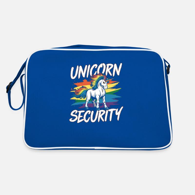 Sécurité des licornes Devise de la licorne Sécurité des licornes Sac Retro