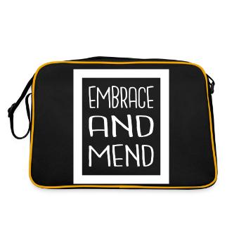 dictons auto-guérison fournir un soutien présent - Sac Retro - noir/or - Dos