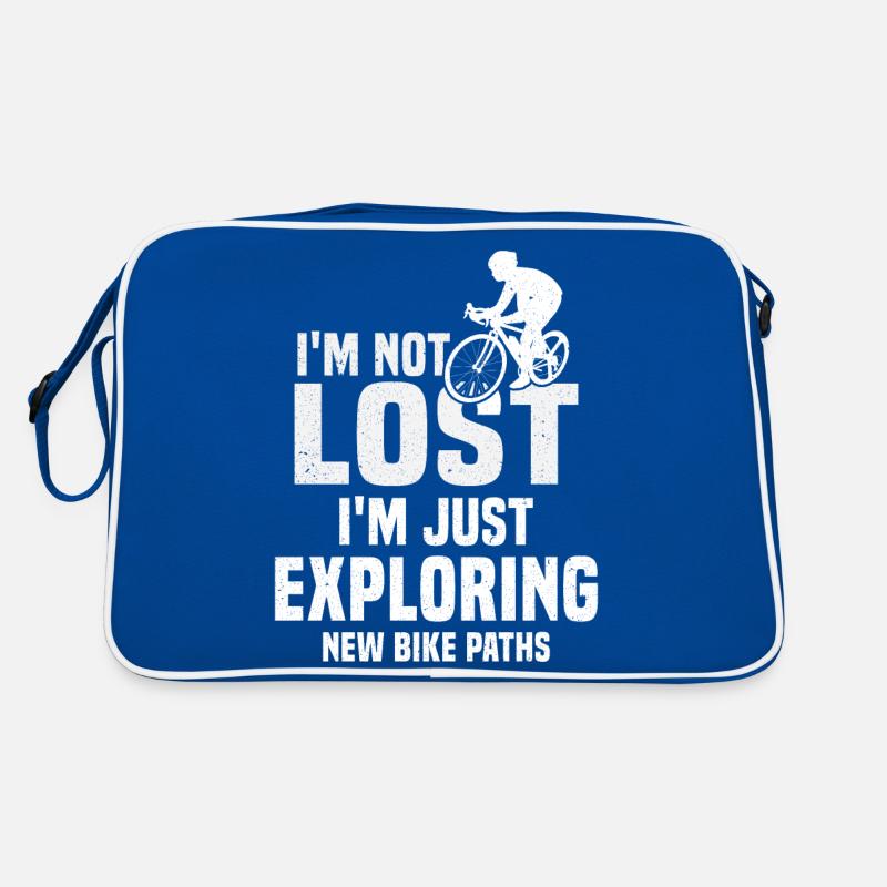 Je ne suis pas perdu, j’explore simplement de nouvelles pistes cyclables. Sac Retro