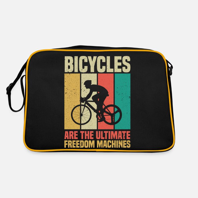 Bicycles Are The Ultimate Freedom Machines. Retro Bag