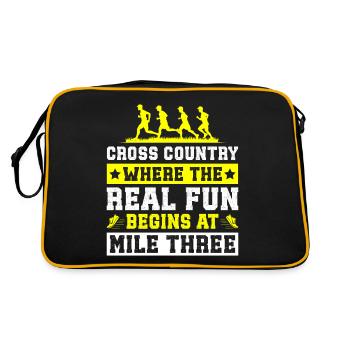 Run Country Runner and XC Coach - Unique Cross - Retro Bag - black/gold - Back