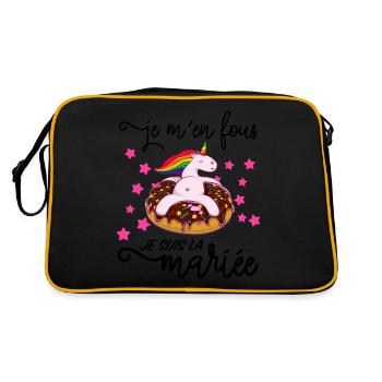Future Mariée EVJF Enterrement De Vie Jeune Fille - Sac Retro - noir/or - Dos