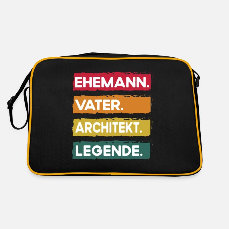 Husband Father Architect Legend Father's Day Retro Bag