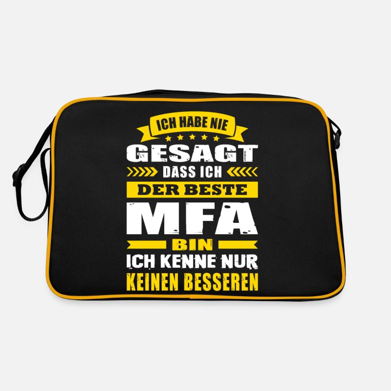 Ich Habe Nie Gesagt Der Beste MFA Abschluss Retro Tasche