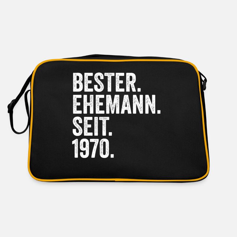 Valentine's Day Best Husband Since 1970 Retro Bag