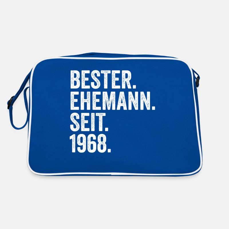Valentinstag Bester Ehemann Seit 1968 Retro Tasche