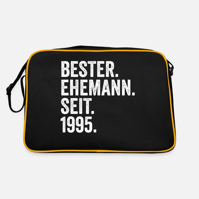 Valentine's Day Best Husband Since 1995 Retro Bag
