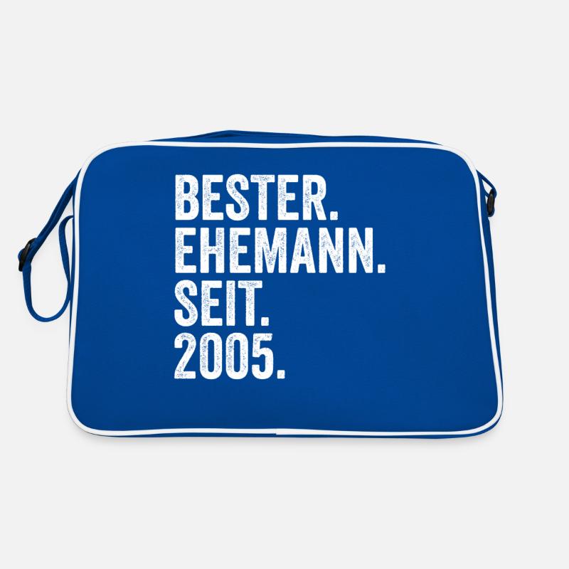 Valentinstag Bester Ehemann Seit 2005 Retro Tasche