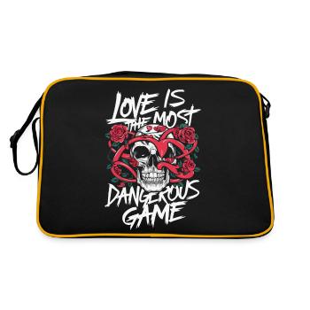 JEU LOVE IS BEAUTIFUL - Sac Retro - noir/or - Dos