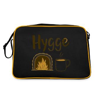 HYGGE - Sac Retro - noir/or - Dos