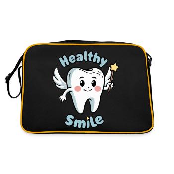 TOOTH FAIRY - Retro Bag - black/gold - Back