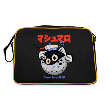 Restez bouffée - Sac Retro - noir/or - Dos
