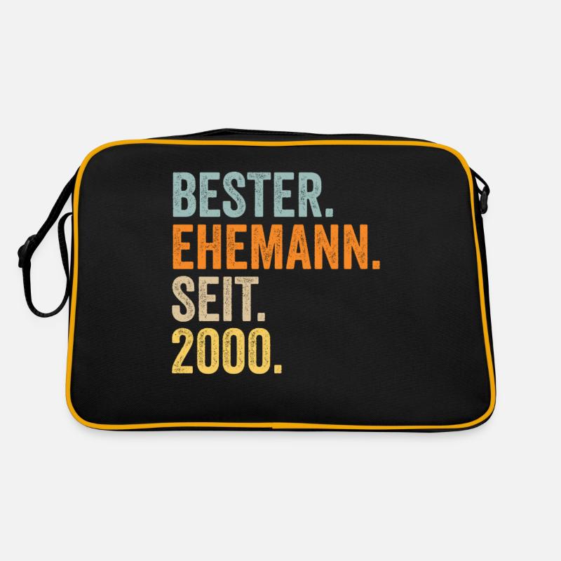 Valentinstag Bester Ehemann Seit 2000 Retro Tasche