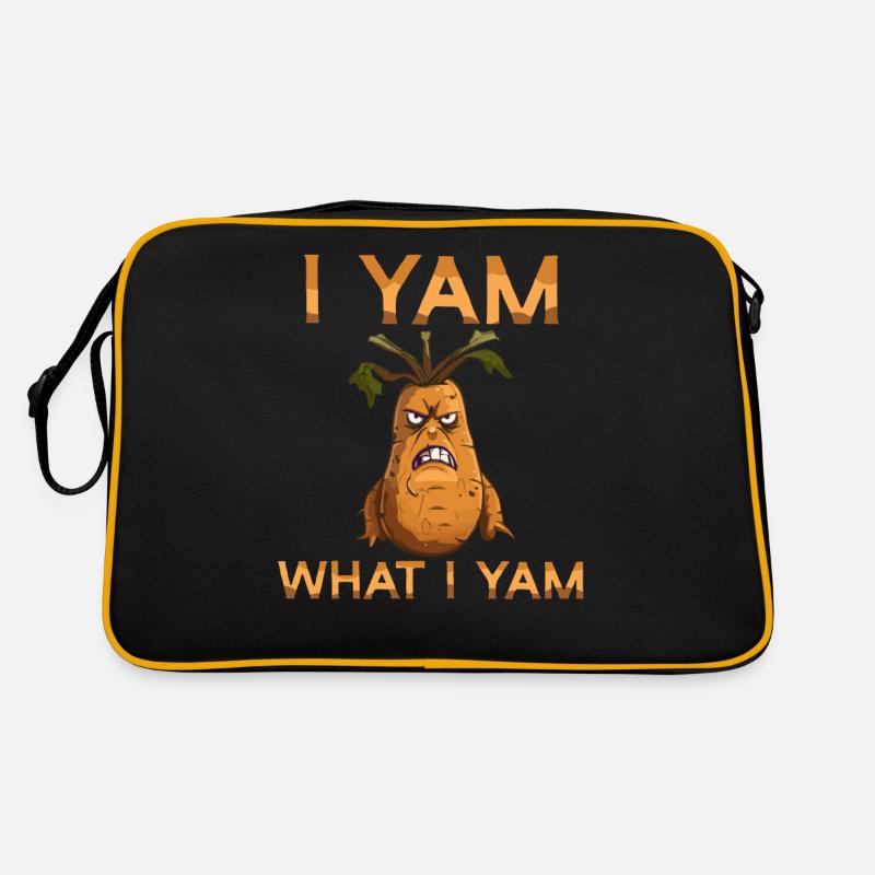 I Yam Qu’est-ce que je Yam Patate douce mignonne Sac Retro