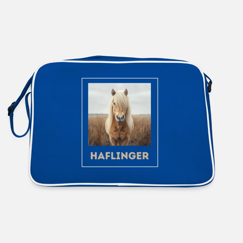 Haflinger Pferd Süß Retro Tasche