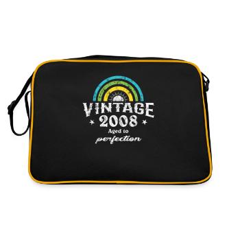 2008 Anniversaire Vintage Arc-en-ciel Soleil - Sac Retro - noir/or - Dos