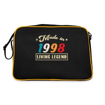 1998 Anniversaire Fabriqué en Édition Limitée - Sac Retro - noir/or - Dos
