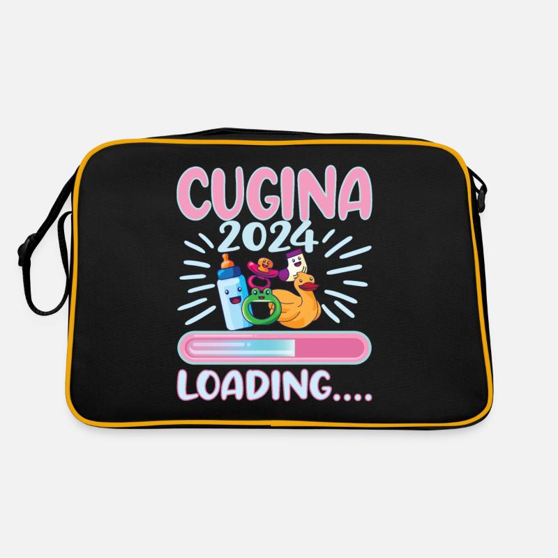 Cousine werden Cousine 2024 Retro Tasche