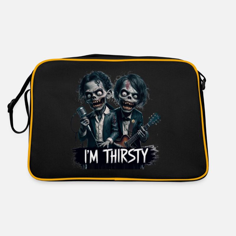 ICH HABE DURST Retro Tasche