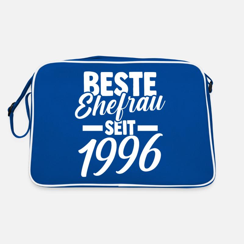 Valentinstag Beste Ehefrau Seit 1996 Retro Tasche