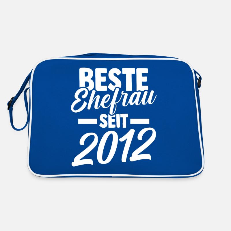 Valentinstag Beste Ehefrau Seit 2012 Retro Tasche