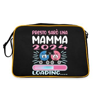 Super Mamma 2024 Loading - Retro Bag - black/gold - Back
