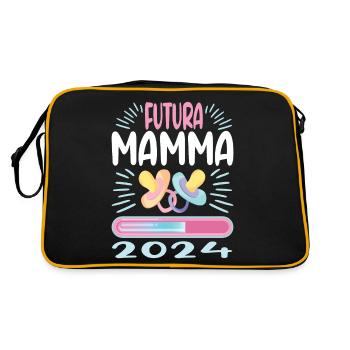 Super Mamma 2024 Loading - Retro Bag - black/gold - Back