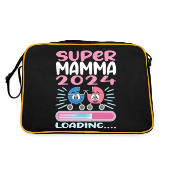 Super Mamma 2024 Loading - Retro Bag - black/gold - Back
