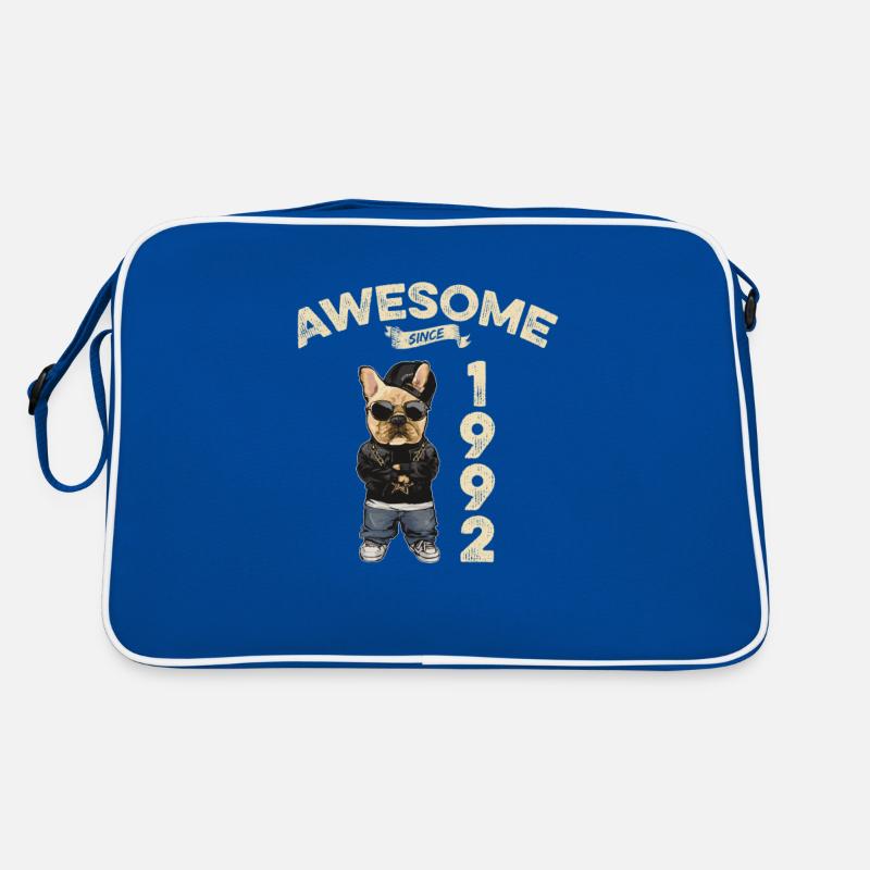 1992 Geburtstag Awesome since Cool Dog Retro Tasche