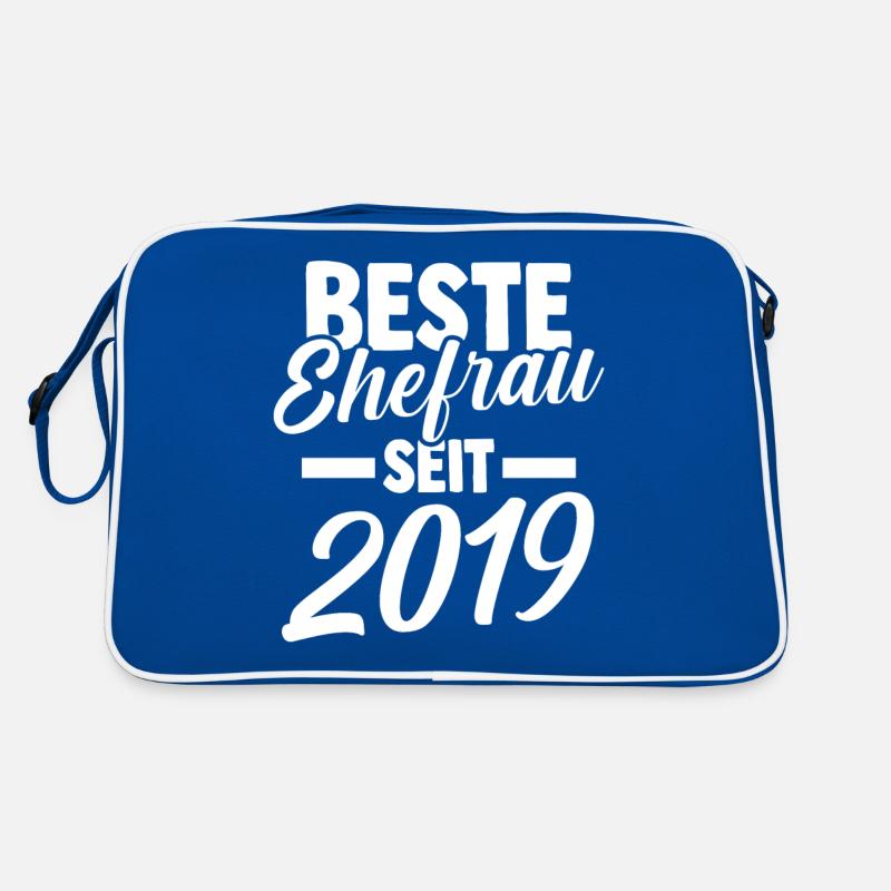 Valentinstag Beste Ehefrau Seit 2019 Retro Tasche