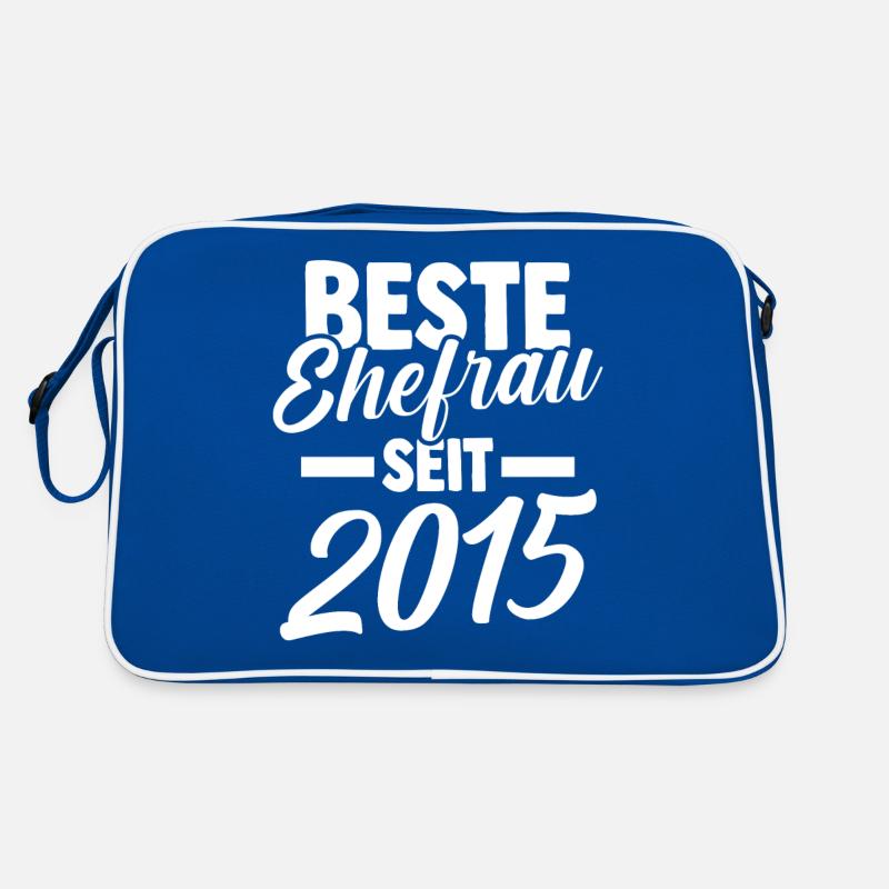 Valentinstag Beste Ehefrau Seit 2015 Retro Tasche