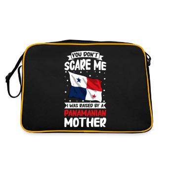 Panama Flag Panamanian Panama Flag - Retro Bag - black/gold - Back