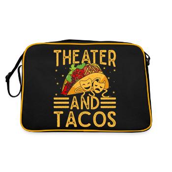 Conception de théâtre musical et de tacos - Sac Retro - noir/or - Dos