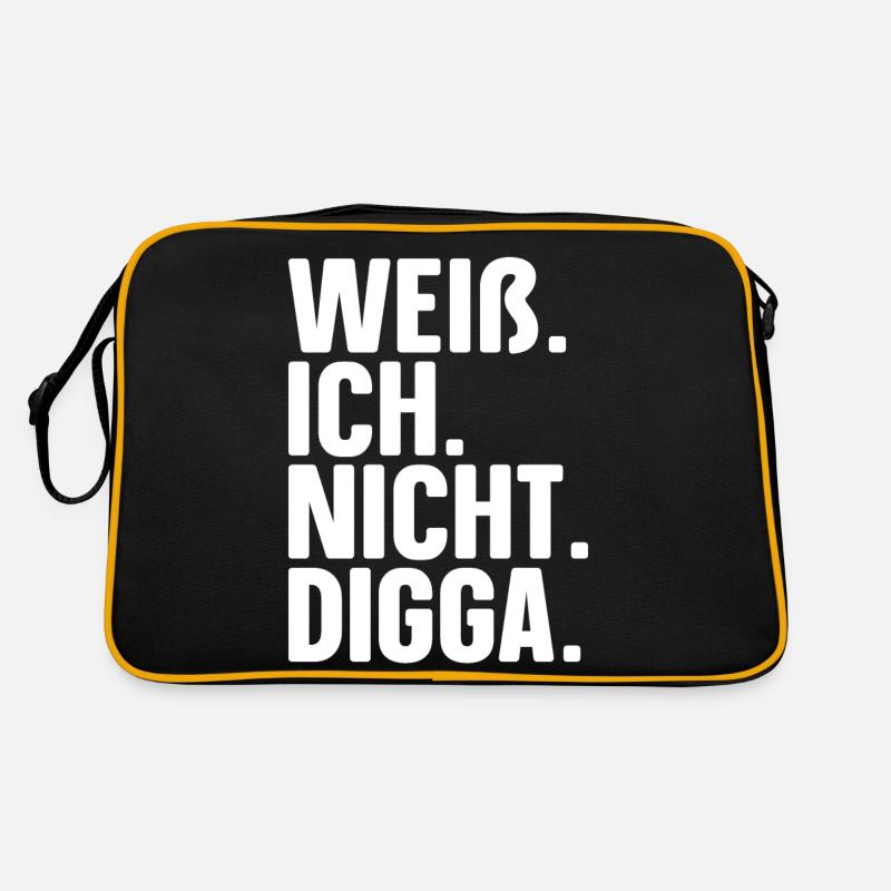 Je ne connais pas Digga Drôle Je ne connais pas Digga Sac Retro