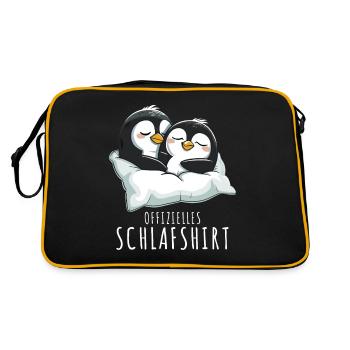 Chemise de nuit Penguin Chemise de nuit officielle Pingouins - Sac Retro - noir/or - Dos