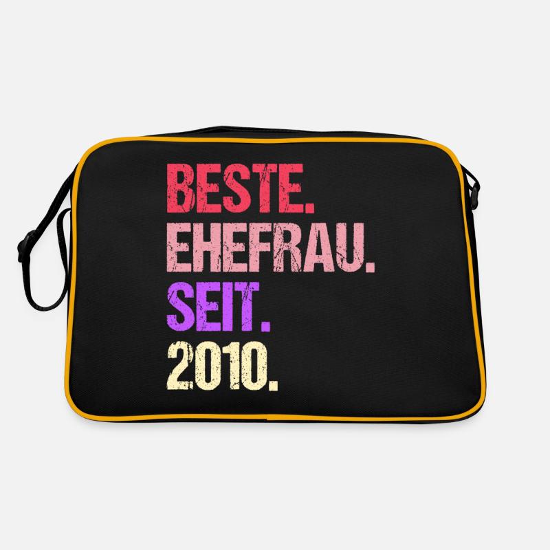 Valentinstag Beste Ehefrau Seit 2010 Retro Tasche
