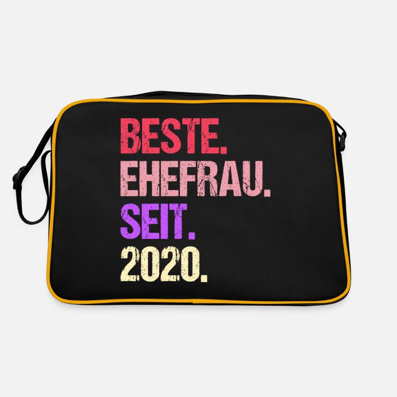 Valentinstag Beste Ehefrau Seit 2020 Retro Tasche
