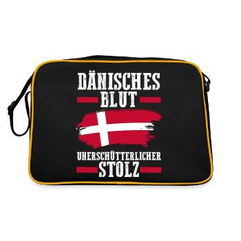 Danes Danish Denmark - Retro Bag - black/gold - Back