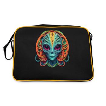 Alien - Retro Tasche - Schwarz/Gold - Hinten