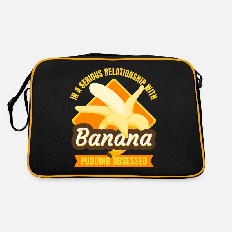 In A Serious Relationship With Banana Pudding Retro Tasche