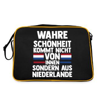 Pays-Bas Pays-Bas Pays-Bas - Sac Retro - noir/or - Dos