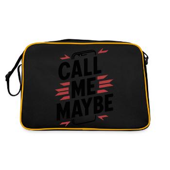 SMARTPHONES, CALL ME MAYBE - Retro Bag - black/gold - Back