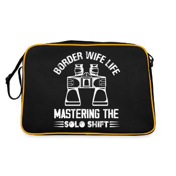Border Wife Life Mastering The Solo Shift Frontier - Retro Bag - black/gold - Back